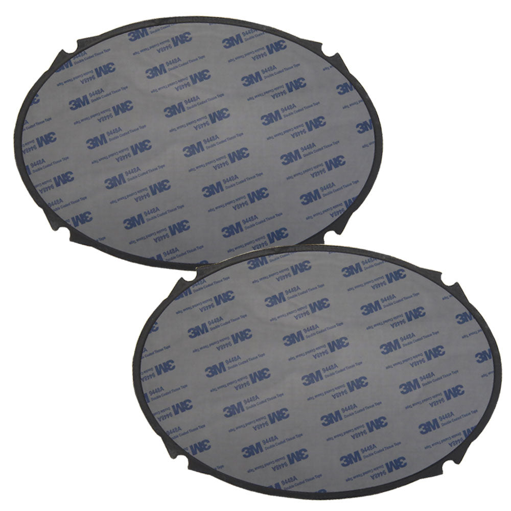 American Hard Bag IP-SSK-6x9 Universal Hydrophobic Speaker Covers with Gasket -- 6x9" (Pair)