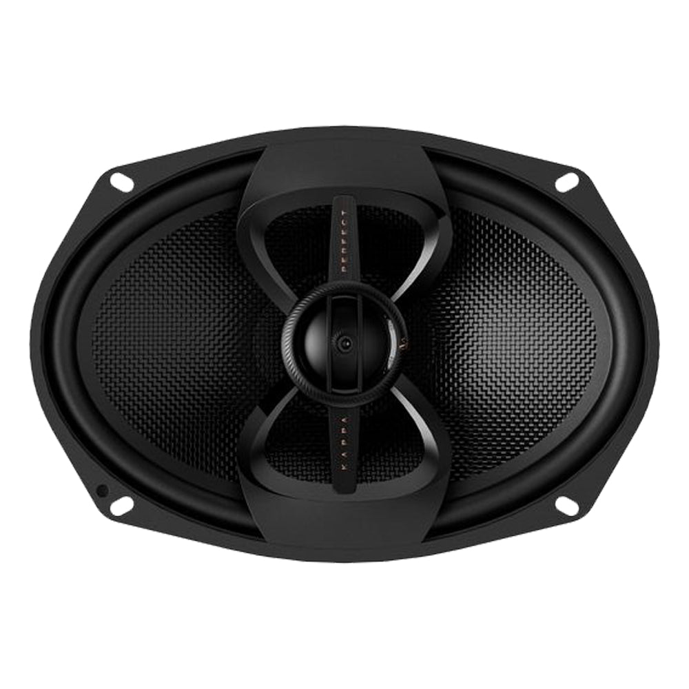 Infinity KAPPAPERFECT900X 6x9" Component Speakers with a Cut Kit for Saddlebag Lids on 2014-2023 Harley Davidson® Motorcycles