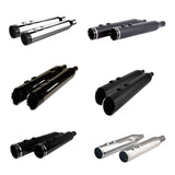 Khrome Werks HP-Plus 4.5" Slip-On Mufflers with Tips for 2017-2025 Harley Davidson® Touring Motorcycles