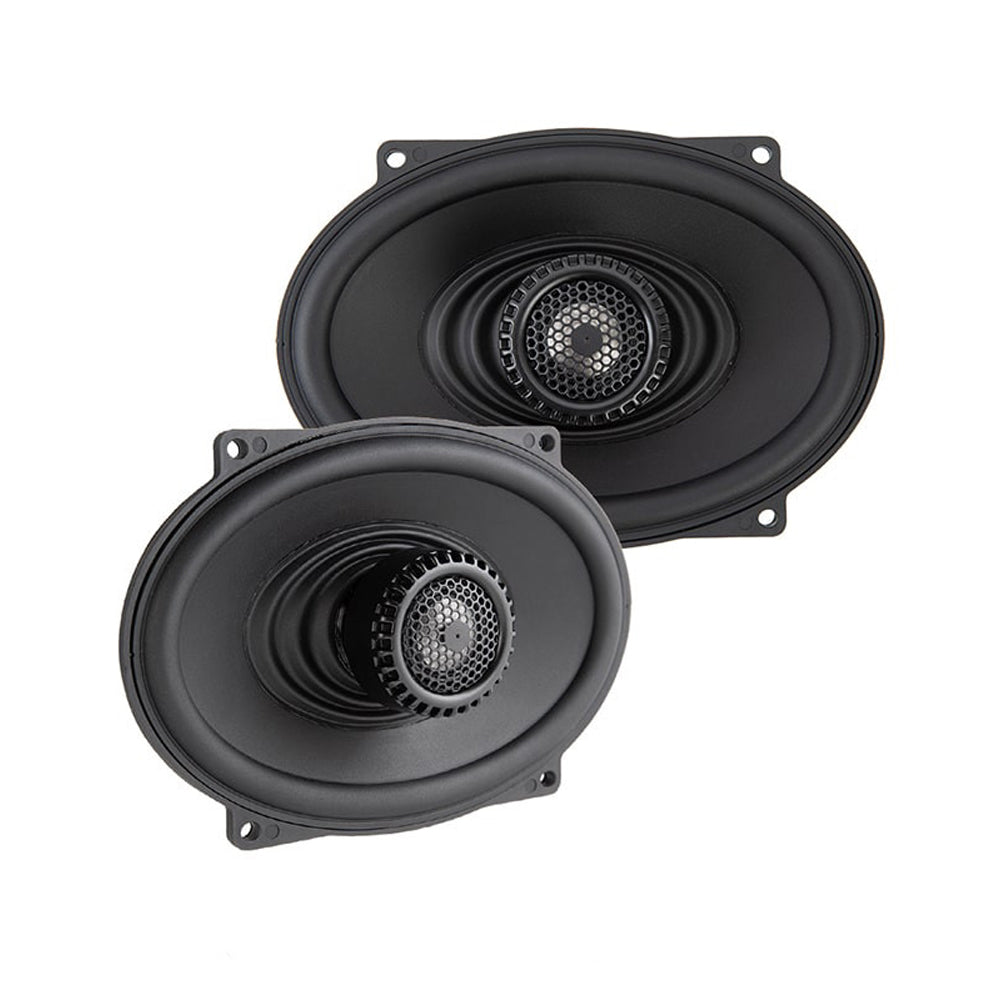 Power Precision MAS.572 5x7" 2-Ohm Premium Full Range Coaxial Speakers for Rear Locations on 2014-2023 Harley Davidson® Motorcycles