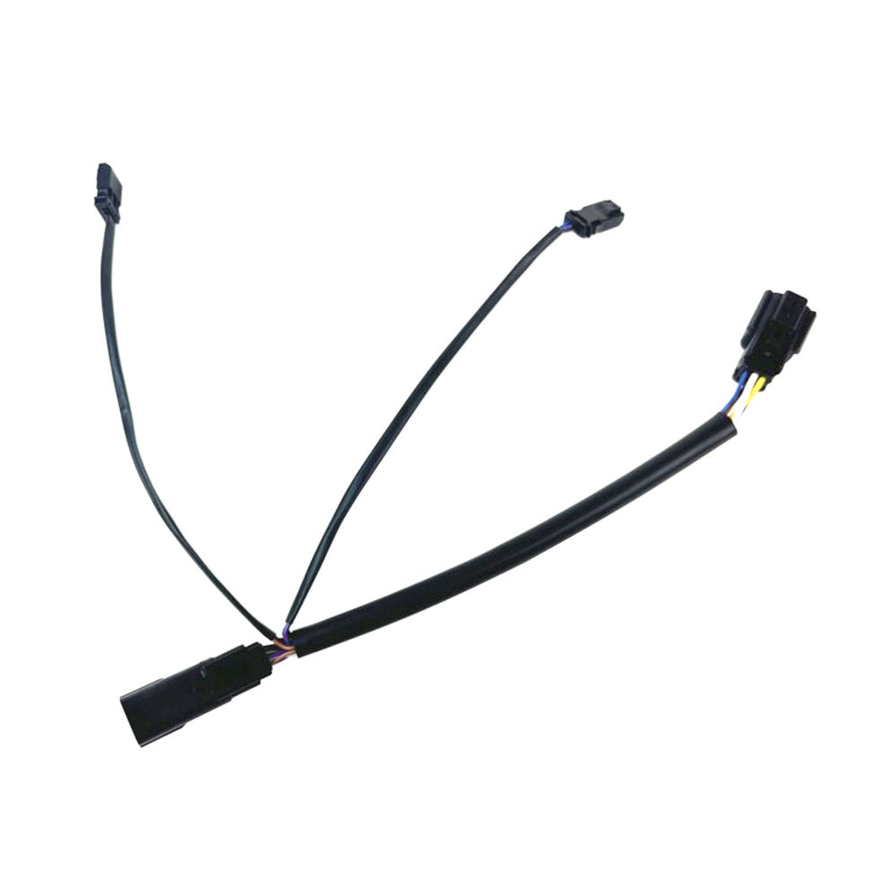 Custom Dynamics Shark Demon® Yellow LED Front Turn Signals with Wiring for 2023-Up Harley Davidson® Road Glide Motorcycles