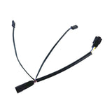 Custom Dynamics Shark Demon® Yellow LED Front Turn Signals with Wiring for 2023-Up Harley Davidson® Road Glide Motorcycles