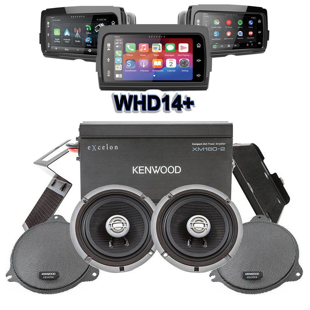 Kenwood Excelon P-HD1F Upper Fairing Audio Kit + Soundstream