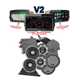 Kenwood Excelon P-HD4UT Upper Fairing & Tour Pak Audio Kit + Soundstream Reserve V2 Radio for select 2014-Up Harley Davidson® Motorcycles