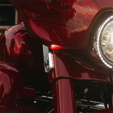 Custom Dynamics ProBeam Dynamic Strips Front Turn Signals for Harley Davidson® 2014-2025 Street Glide, Electra Glide, Ultra, and Tri Glide Motorcycles