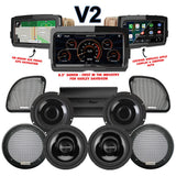 Precision Power HTW Stage 4 Plug & Play Amp And Speaker Package With SoundStream Reserve V2 Radio For 2015-2023 Harley Davidson® Road Glide