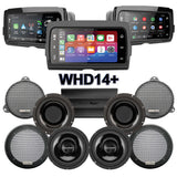 Precision Power HTW Stage 4 Plug & Play Amp and Speaker Package With Soundstream Reserve WHD14+ Radio For 2014-2023 Harley Davidson® Street Glide and Electra Glide