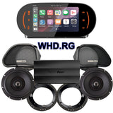 Precision Power Stage 2 Plug & Play Amp And Speaker Package With Soundstream Reserve WHD.RG Radio For 1998-2013 Harley Davidson® Road Glide