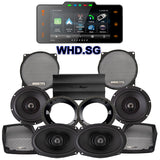 Precision Power Stage 4 Plug & Play Amp And Speaker Package With Soundstream Reserve WHD.SG Radio For 1998-2013 Harley Davidson® Street Glide, Electra Glide, And Ultra