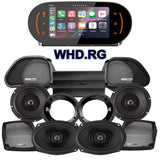 Precision Power Stage 4 Plug & Play Amp And Speaker Package With SoundStream Reserve WHD.RG Radio For 1998-2013 Harley Davidson® Road Glide