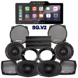 Precision Power Stage 4 Plug & Play Amp And Speaker Package With Soundstream Reserve SG.V2 Radio For 1998-2013 Harley Davidson® Street Glide, Electra Glide, And Ultra