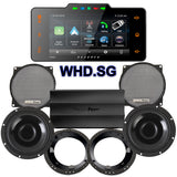 Precision Power HT Stage 2 Plug & Play Amp And Speaker Package With Soundstream Reserve WHD.SG Radio For 1998-2013 Harley Davidson® Street Glide, Electra Glide, And Ultra