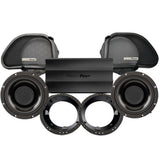 Precision Power HTW Stage 2 Plug & Play Amp And Speaker Package For 1996-2013 Harley Davidson® Road Glide for Existing Soundstream Reserve, Aquatic-AV, and Boss Radios
