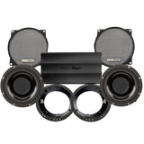 Precision Power HTW Stage 2 Plug & Play Amp And Speaker Package For 1996-2013 Harley Davidson® Street Glide, Electra Glide, And Ultra for Existing Soundstream Reserve, Aquatic-AV, and Boss Radios