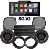 Precision Power HTW Stage 2 Plug & Play Amp And Speaker Package With Soundstream Reserve SG.V2 Radio For 1998-2013 Harley Davidson® Street Glide, Electra Glide, and Ultra