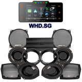 Precision Power HTW Stage 4 Plug & Play Amp And Speaker Package With Soundstream Reserve WHD.SG Radio For 1998-2013 Harley Davidson® Street Glide, Electra Glide, And Ultra