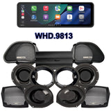 Precision Power HTW Stage 4 Plug & Play Amp And Speaker Package With SoundStream Reserve WHD.9813 Radio For 1998-2013 Harley Davidson® Road Glide