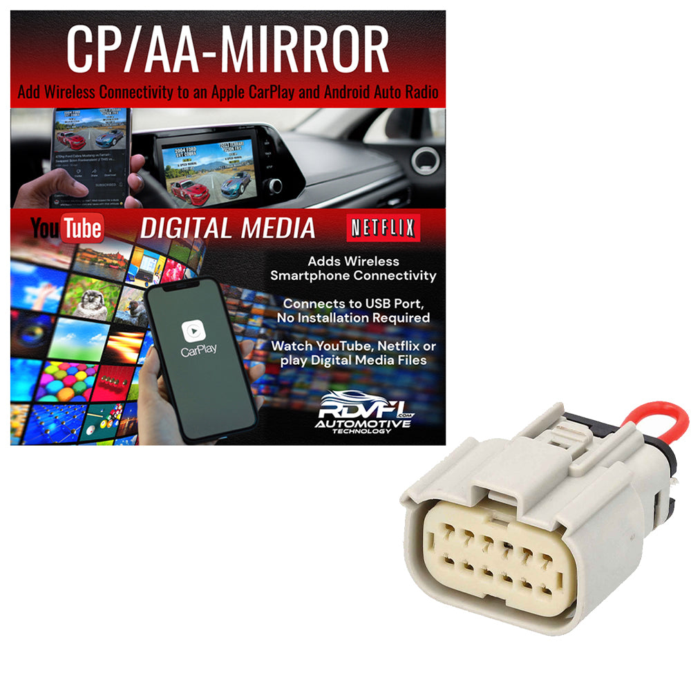 RDVFL CP/AA - Mirror + Metra BC-9728 Apple CarPlay Jumper Works