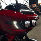 Custom Dynamics Front Turn Signal Vent Upgrades for Shark Demon® Headlight Kits for 2023-2026 Harley Davdison® Road Glides