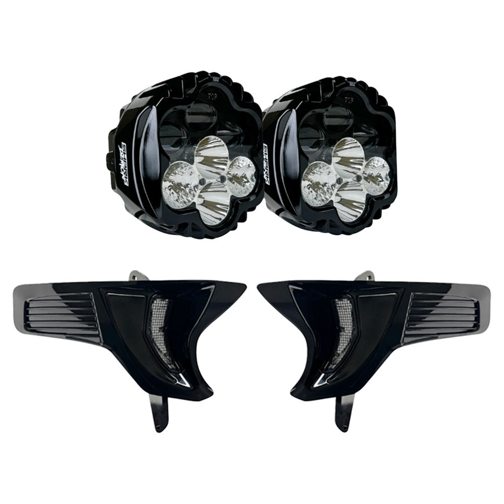 Custom Dynamics SD2-23-RG-WW / 2001-3047 Shark Demon® 2 LED Lighting Kits for 2023.5-2025 Harley Davidson® Road Glide Motorcycles