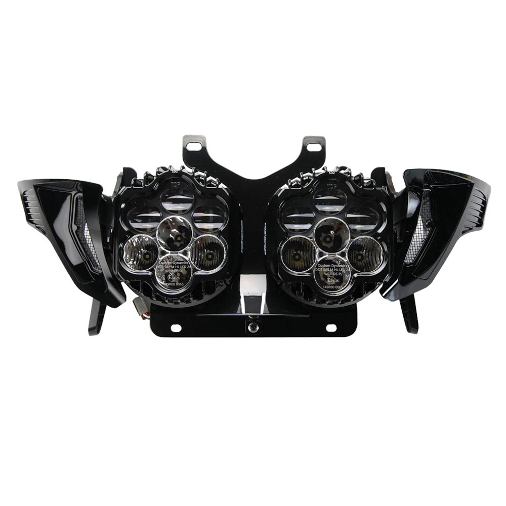 Custom Dynamics SD2-23-RG-WW / 2001-3047 Shark Demon® 2 LED Lighting Kits for 2023.5-2025 Harley Davidson® Road Glide Motorcycles