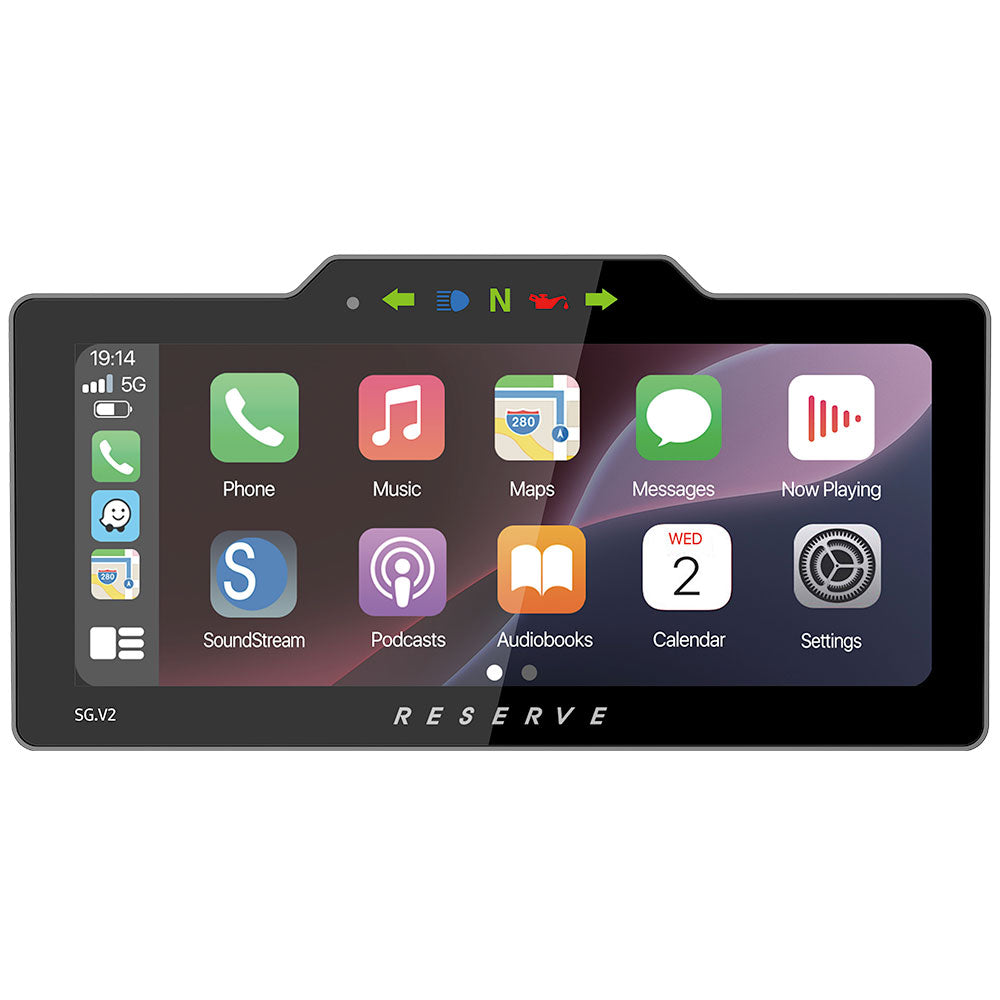 Soundstream Reserve SG.V2 1998-2008 Plug-N-Play Head Unit for Harley Davidson® Street Glide, Electra Glide, and Ultra Motorcycles with Wireless Apple CarPlay®, Android Auto, & SiriusXM Ready®