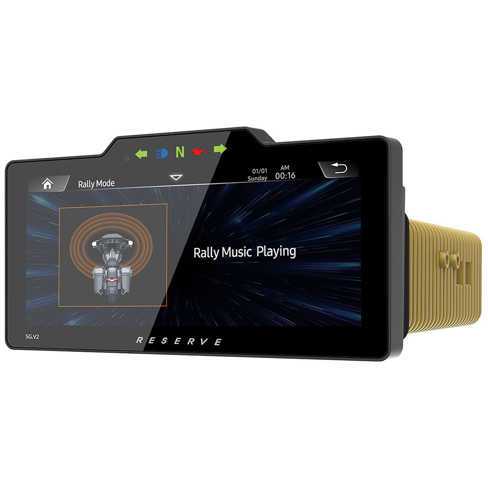 Soundstream Reserve SG.V2 1998-2008 Plug-N-Play Head Unit for Harley Davidson® Street Glide, Electra Glide, and Ultra Motorcycles with Wireless Apple CarPlay®, Android Auto, & SiriusXM Ready®