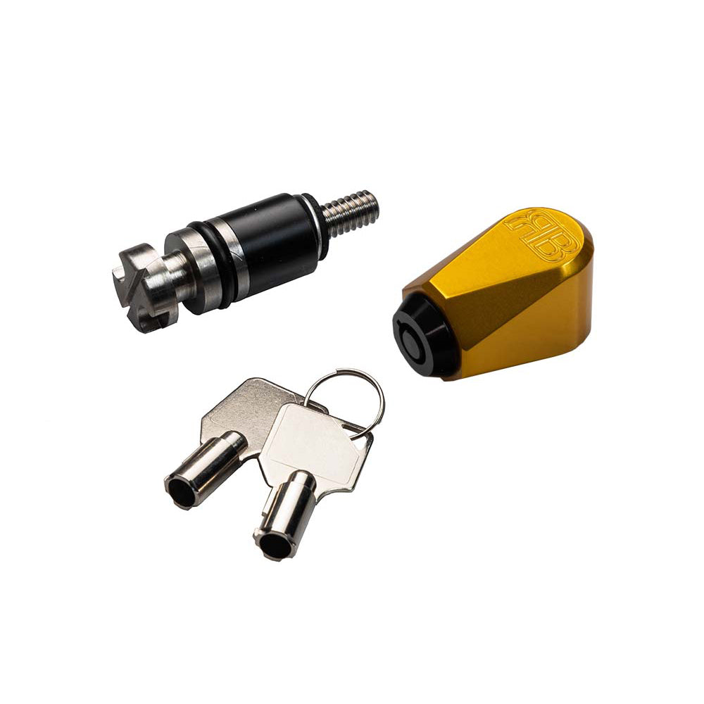 Robert Becker Design SLX-Blk Black Seat Lock For Harley Davidson