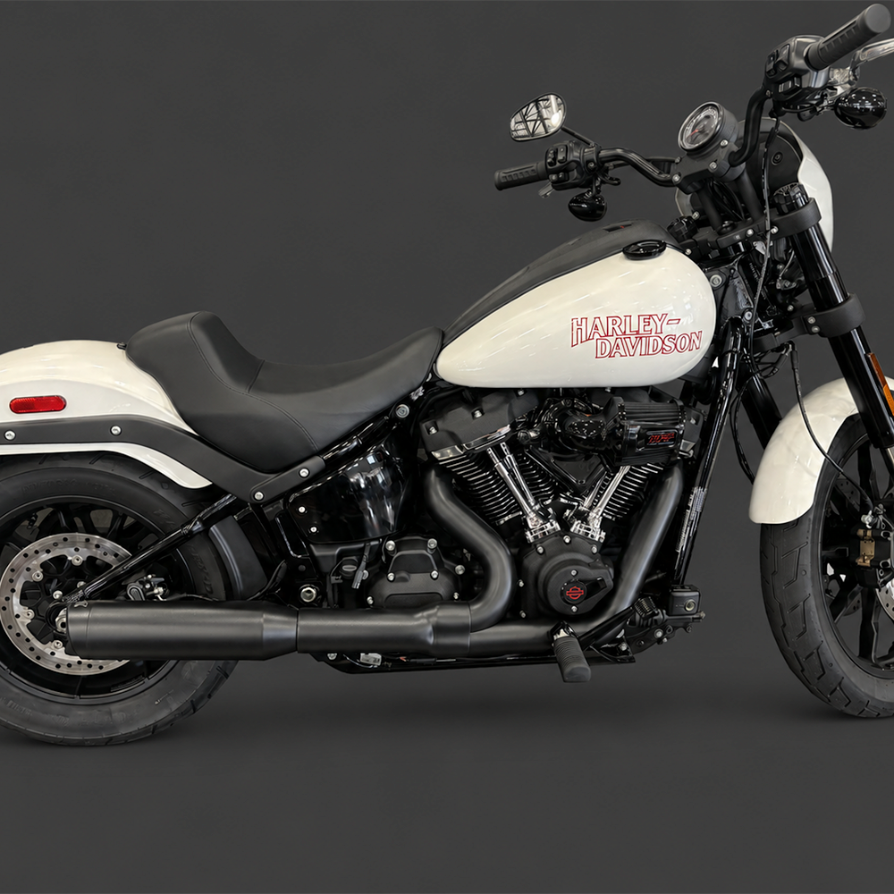 Khrome Werks M8 Softail Pro Street Mid-Length 2-into-1 Exhaust System for 2025-Up Harley Davidson® Street Bob, Lower Rider S, and Low Rider ST Motorcycles