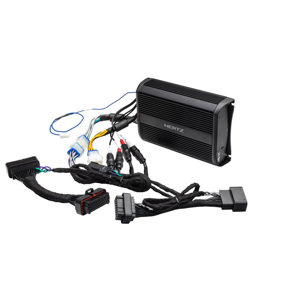Hertz SP4.900 1000W RMS 2000W Peak Advanced Class D Amplifier With Plug & Play Wiring for 1996-2013 Harley-Davidson® Motorcycles