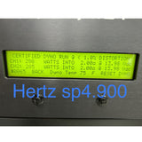 Hertz SP4.900 1000W RMS 2000W Peak Advanced Class D Amplifier can be used as 2 - 3 - 4 Channel ( sp4900 )