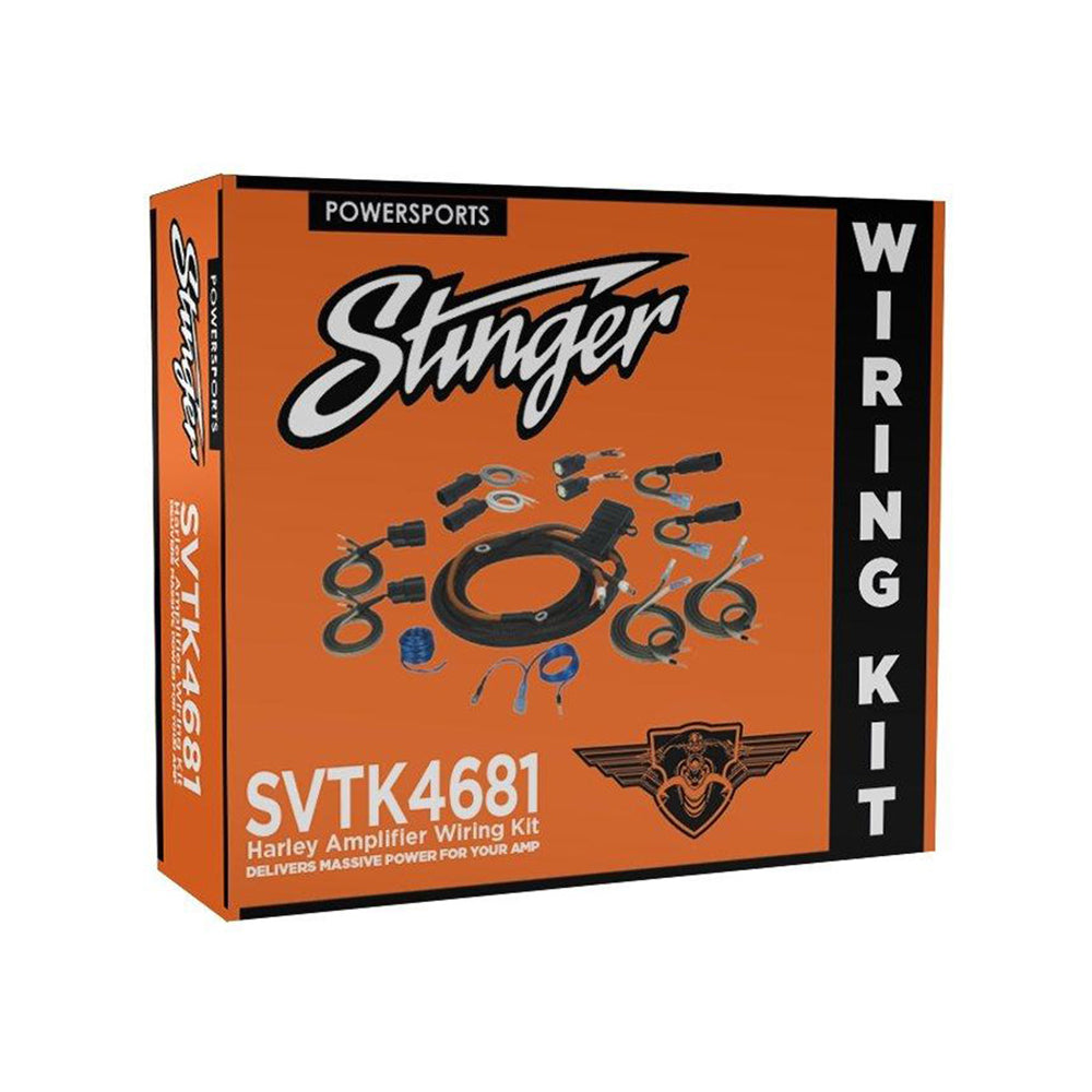 パーツ HED STINGER3 Stinger SVTK4681 2/4 Channel Universal Amplifier Wiring Kit for