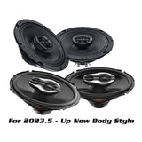 Hertz SX165NEO 6.5" + SX690H NEO 6x9" 4-Ohm Water Resistant Coax Speakers Modified for 2023-Up Harley Davidson® CVO Only