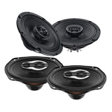 Hertz 6.5″ SX165NEO & 6×9″ SX690NEO Factory Front & Saddlebag Speaker Replacement For 1998-2023 Harley Davidson® Motorcycles