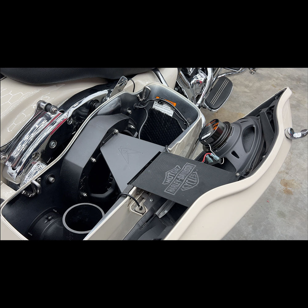 Hertz / Cicada Audio Subwoofer Add-On Kit for 2014-2023 Harley Davidson® Touring Motorcycles