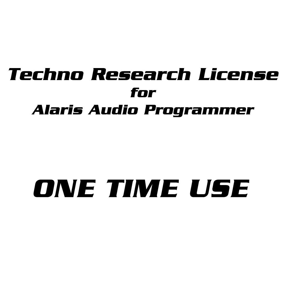 Techno Research One Time Use License for Alaris Harley-Davidson® Audio Programmer
