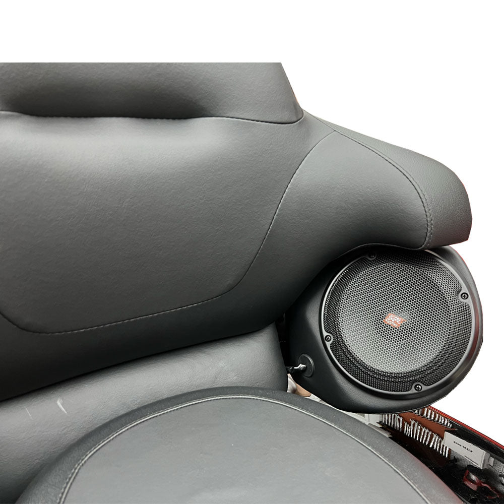 Hertz Premium A2B Stage 4 Plug & Play Amp And Speaker Package For 2025 Harley Davidson® Street Glide Ultra Motorcycles Adds Tour Pak Pods