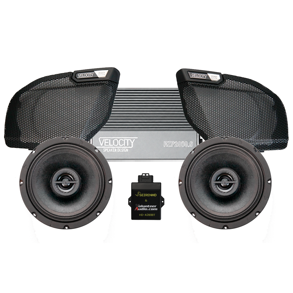 Velocity Premium A2B Stage 2 Plug & Play Amp And Speaker Package For 2024-Up Harley Davidson® Road Glide Base Models