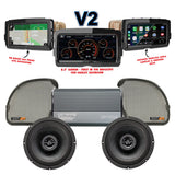 Velocity Stage 2 Plug & Play Amp and Speaker Package With Soundstream Reserve V2 Radio For 2015-2023 Harley Davidson® Road Glide