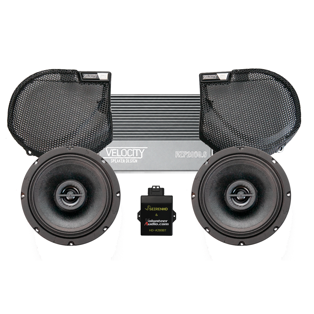 Velocity Premium A2B Stage 2 Plug & Play Amp And Speaker Package For 2024-Up Harley Davidson® Street Glide Base Models & 2025 Street Glide Ultra Motorcycles