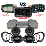 Velocity Stage 4 Plug & Play Amp And Speaker Package With Soundstream Reserve V2 Radio For 2021-2023 Harley Davidson® CVO Road Glide With HD Audio By Rockford