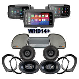 Velocity Stage 4 Plug & Play Amp And Speaker Package With Soundstream Reserve WHD14+ Radio For 2015-2021 Harley Davidson® CVO Road Glide