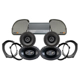 Velocity Stage 4 Plug & Play Amp And Speaker Package For 2021-2023 Harley Davidson® CVO Road Glide With HD Audio By Rockford For Factory Radio or Existing Soundstream Reserve Radios