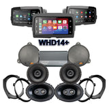 Velocity Stage 4 Plug & Play Amp And Speaker Package With Soundstream Reserve WHD14+ Radio For 2021-2023 Harley Davidson® CVO Street Glide With HD Audio By Rockford