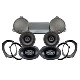 Velocity Stage 4 Plug & Play Amp and Speaker Package For 2014-2021 Harley Davidson® CVO Street Glide with Factory or Existing Soundstream Reserve Radios