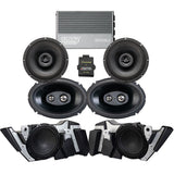 Velocity Stage 4 Ultimate A2B Plug & Play Amp And Speaker Package with Modular Subwoofer Kit For 2023.5-Up Harley Davidson® CVO Road Glide Motorcycles