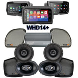 Velocity Stage 4 Plug & Play Amp And Speaker Package With Soundstream Reserve WHD14+ Radio For 2015-2023 Harley Davidson® Road Glide