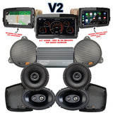 Velocity Stage 4 Plug & Play Amp And Speaker Package With Soundstream Reserve V2 Radio For 2014-2023 Harley Davidson® Street Glide, Electra Glide, And Ultra