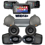 Velocity Stage 4 Plug & Play Amp And Speaker Package With Soundstream Reserve WHD14+ Radio For 2014-2023 Harley Davidson® Street Glide, Electra Glide, And Ultra
