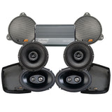 Velocity Stage 4 Plug & Play Amp and Speaker Package For 2014-2023 Harley Davidson® Street Glide, Electra Glide, and Ultra with Factory or Existing SoundStream Reserve Radios